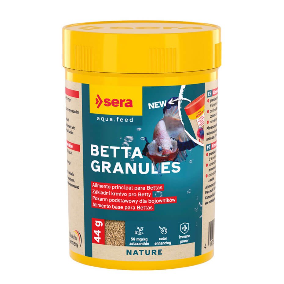 Sera Betta Granules Alimento Principal para Bettas y Peces Laberíntidos
