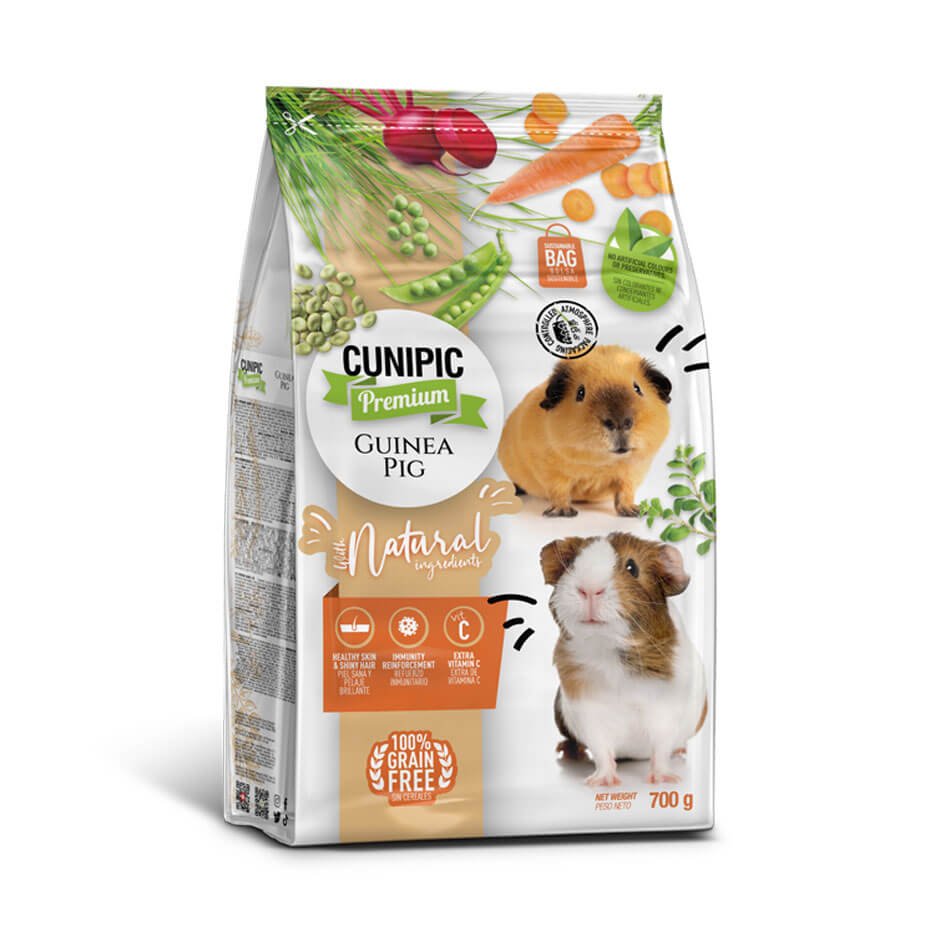 Cunipic Alimento Premium para Cobayas Sin Cereales con Vitamina C