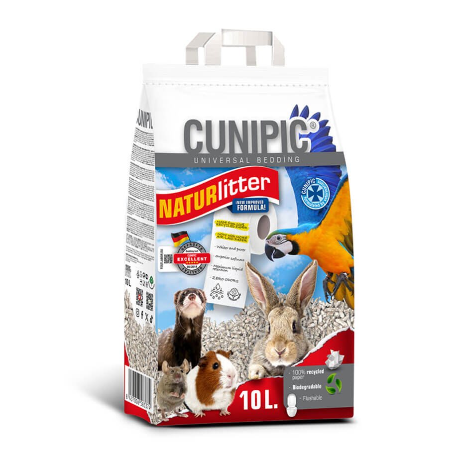 Lecho de papel Naturlitter Cunipic