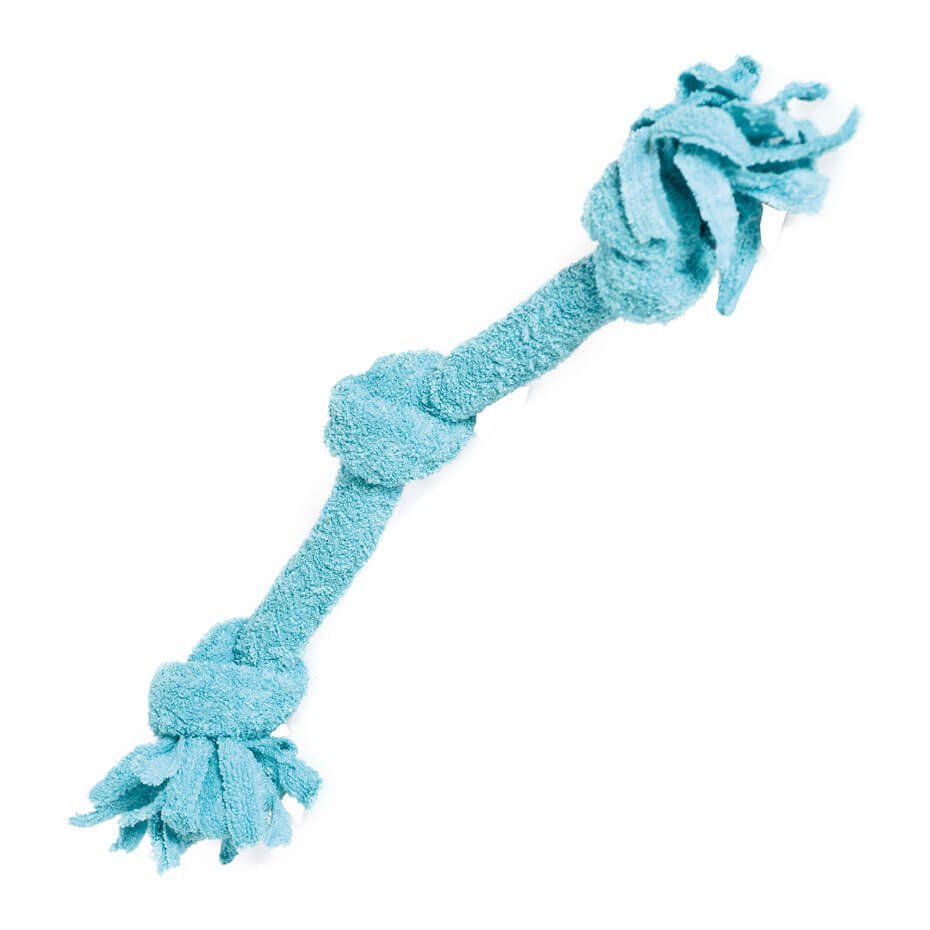 Cuerda Toalla 3 Nudos Premier DOG para Perros 38 cm Juguete Dental