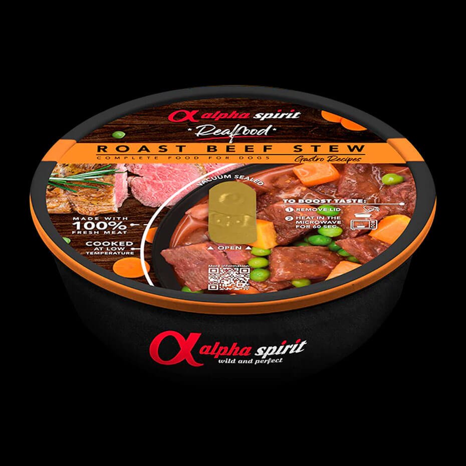 Alpha Spirit Estofado de Roast Beef para Perros 280g