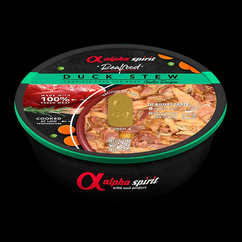 Alpha Spirit Estofado de Pato para Perros 280g