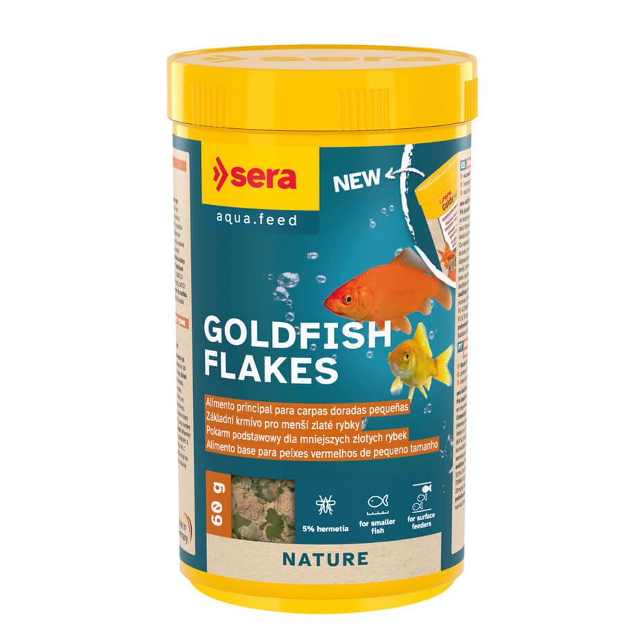 Sera Goldfish Flakes Alimento Principal en Escamas para Carpas Doradas