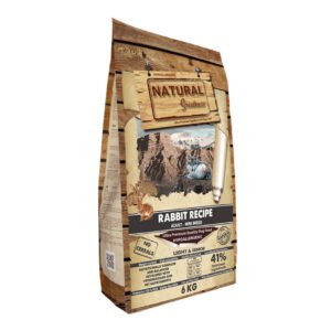 Natural Greatness receta de conejo – Mini pienso seco para perros adultos y senior razas pequeñas y medianas