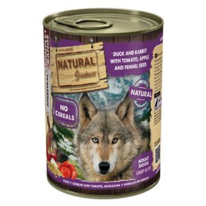 Natural Greatness Pato y Conejo con Tomate, Manzana y Semillas de Hinojo 400g