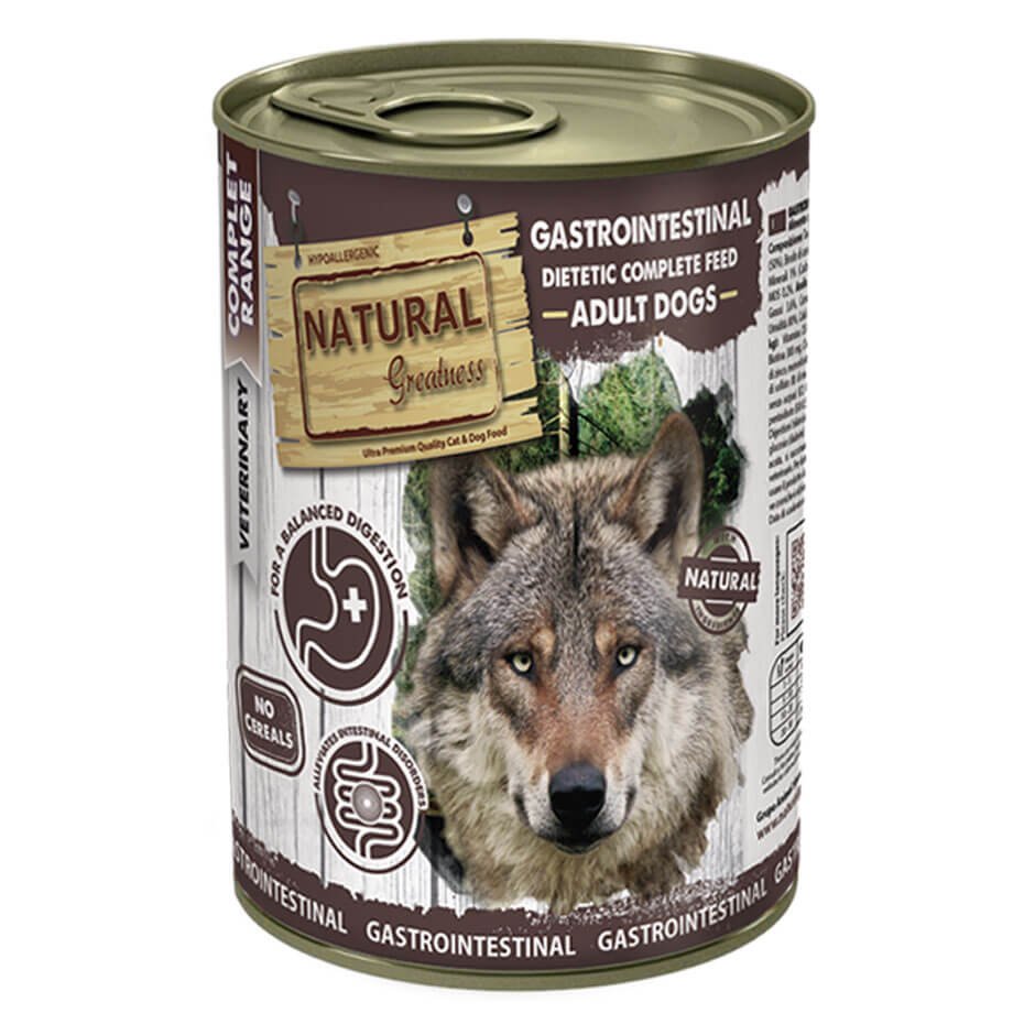 Natural Greatness Gastrointestinal Alimento Húmedo Dietético para Perros 400g