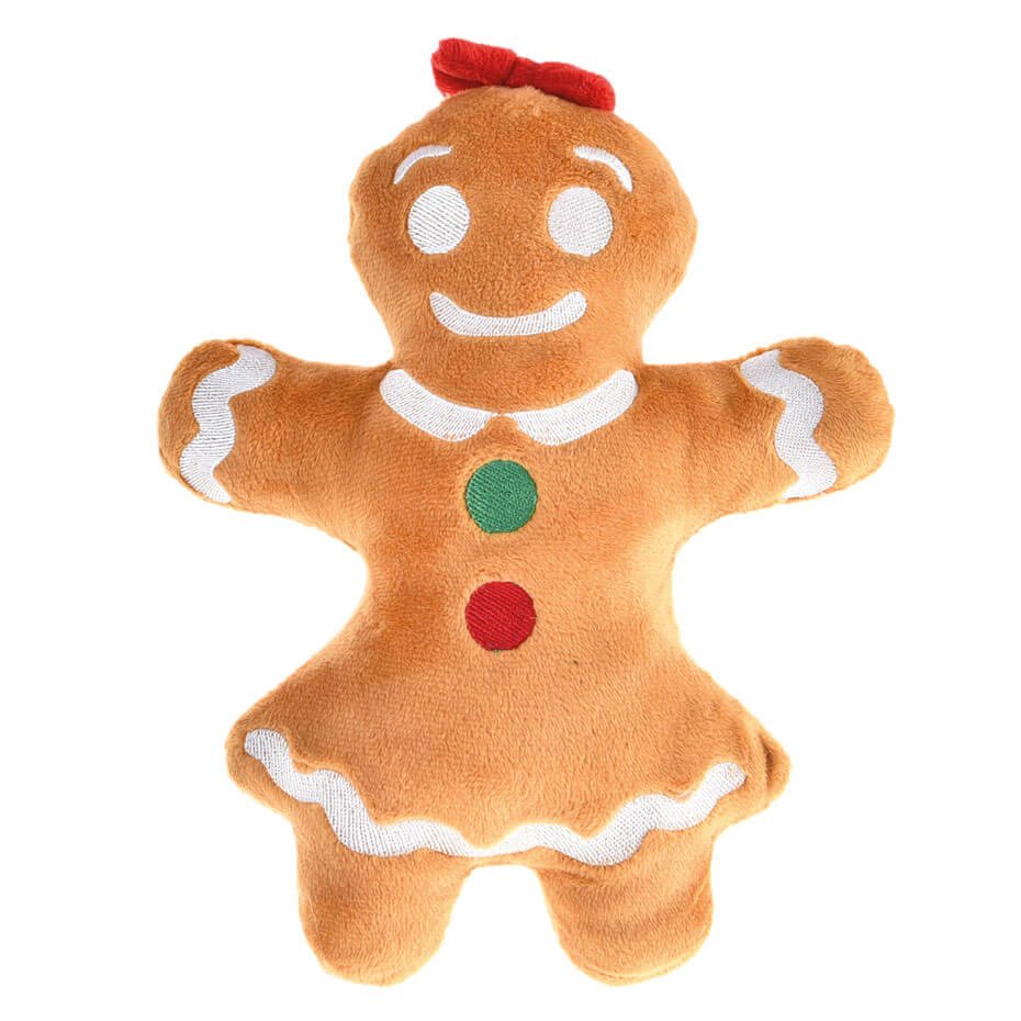 Juguete Ms. Ginger Premier DOG para Perros 16.5 cm Peluche Navideño
