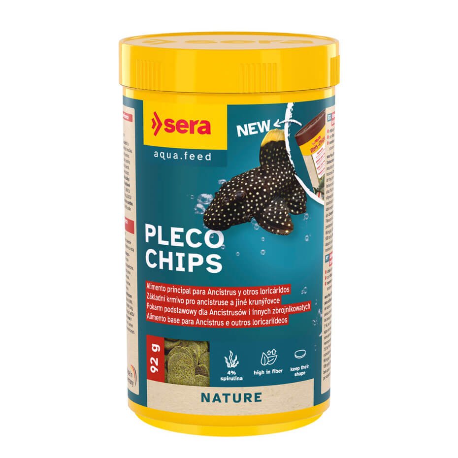Sera Pleco Chips Alimento Completo para Ancistrus y Peces de Fondo
