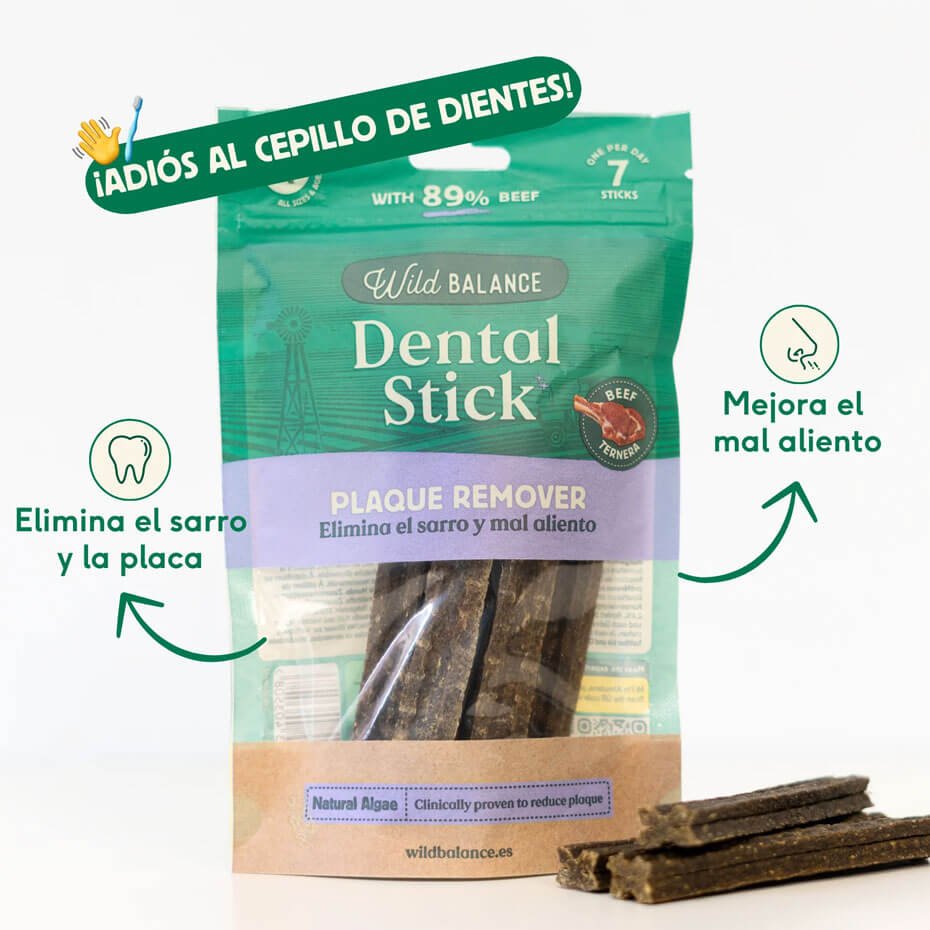Wild Balance Stick Dental Plaque Remover Snack Dental Natural para Perros