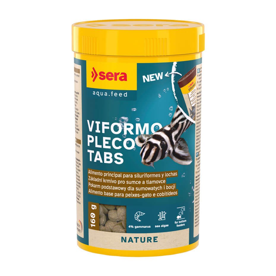Sera Viformo Pleco Tabs Alimento Completo en Pastillas para Peces de Fondo