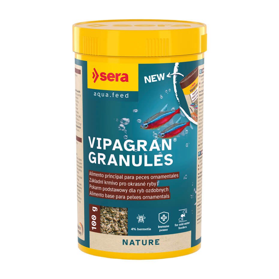 Sera Vipagran Granules Alimento Principal Granulado para Peces Ornamentales