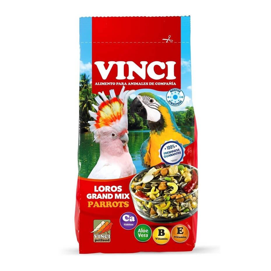Loro Grand Mix VINCI, Mixtura Premium para Loros y Cotorras