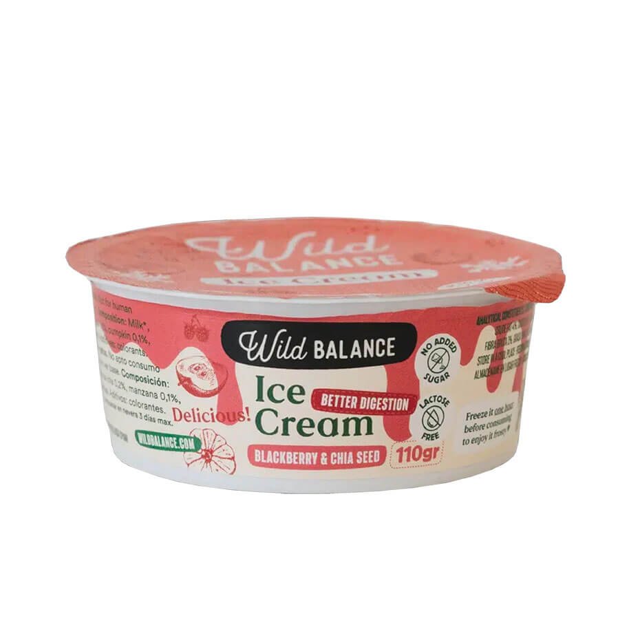 Wild Balance Yogur Helado Sabor Mora para Perros y Gatos