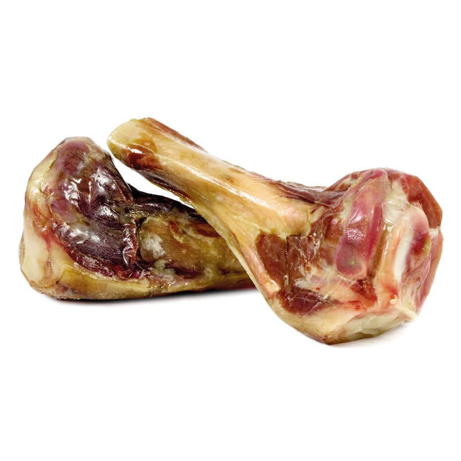 2 medios huesos de jamón serrano para perros – snack natural dental
