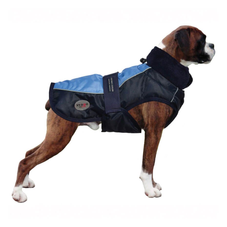 Abrigo Sport azul XT-DOG impermeable reflectante para perros