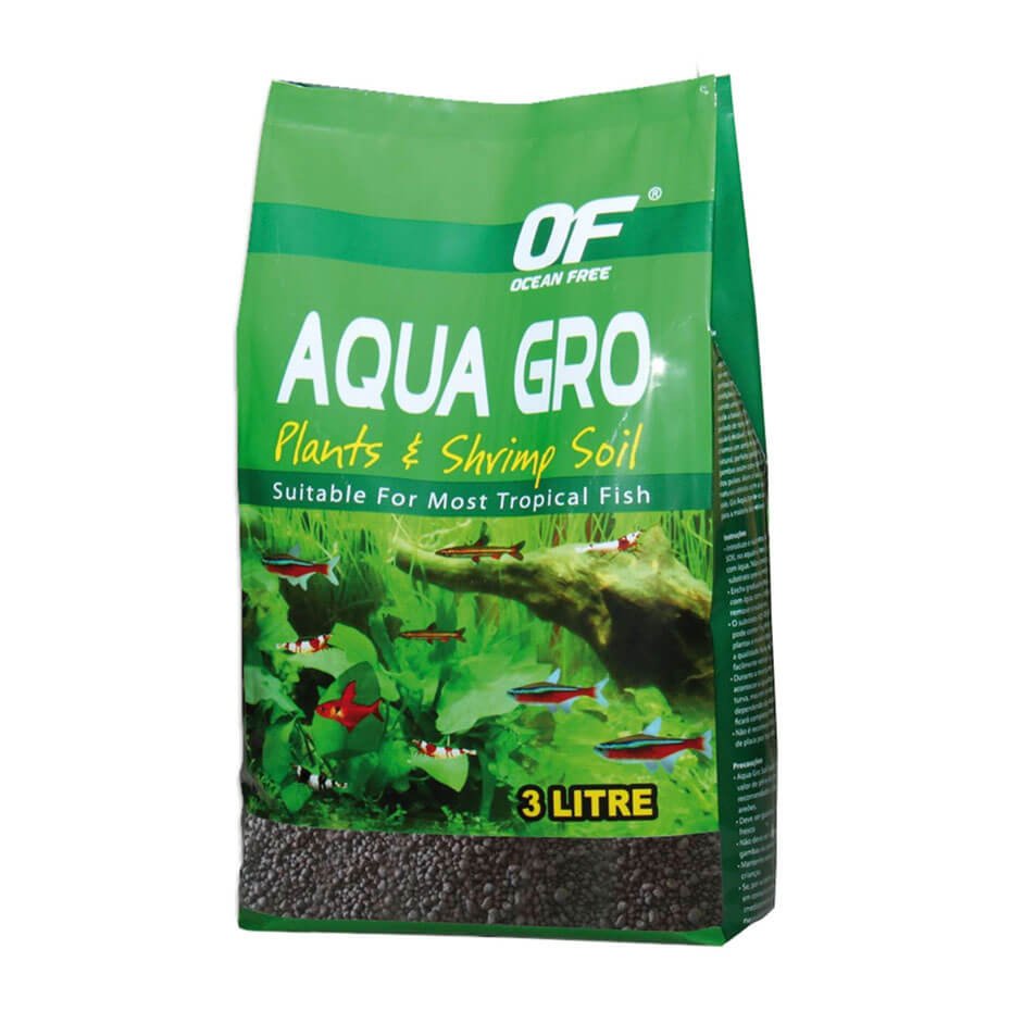 Sustrato para plantas de acuario AQUA GRO nutritivo para aquascaping
