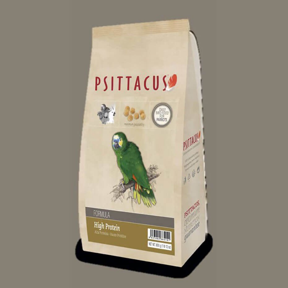 Pisttacus Alta Proteína 800g Pienso Completo para Loros