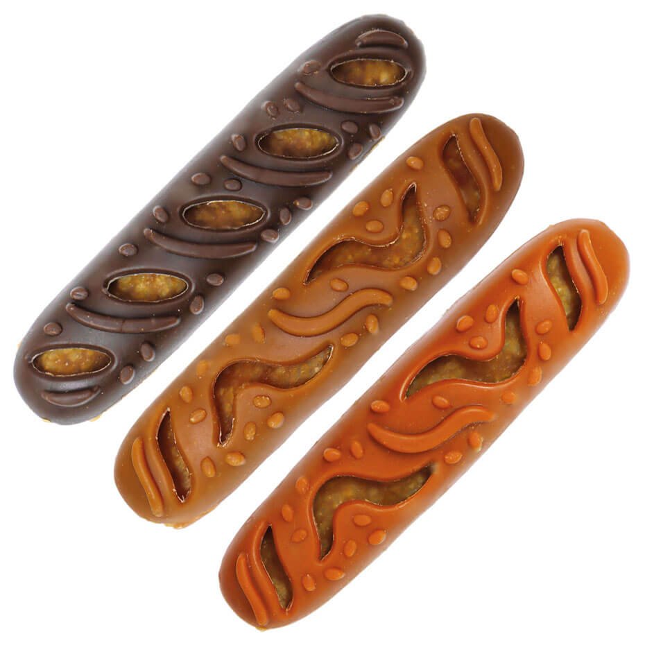 Baguette de pollo sabores surtidos para perros snack individual