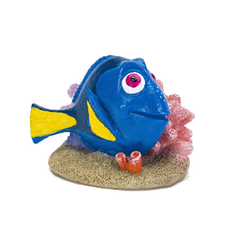 Dory con Coral 6 cm Decoración para Acuarios