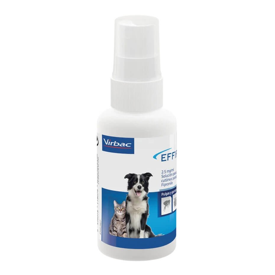 Effipro Spray 100 ml Antiparasitario Perros y Gatos Pulgas Garrapatas