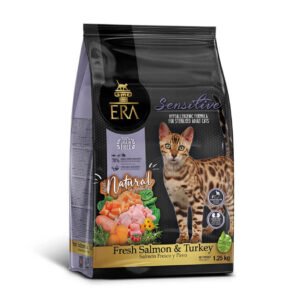 ERA Grain Free Salmón y Pavo Pienso Natural Sin Cereales para Gatos Esterilizados