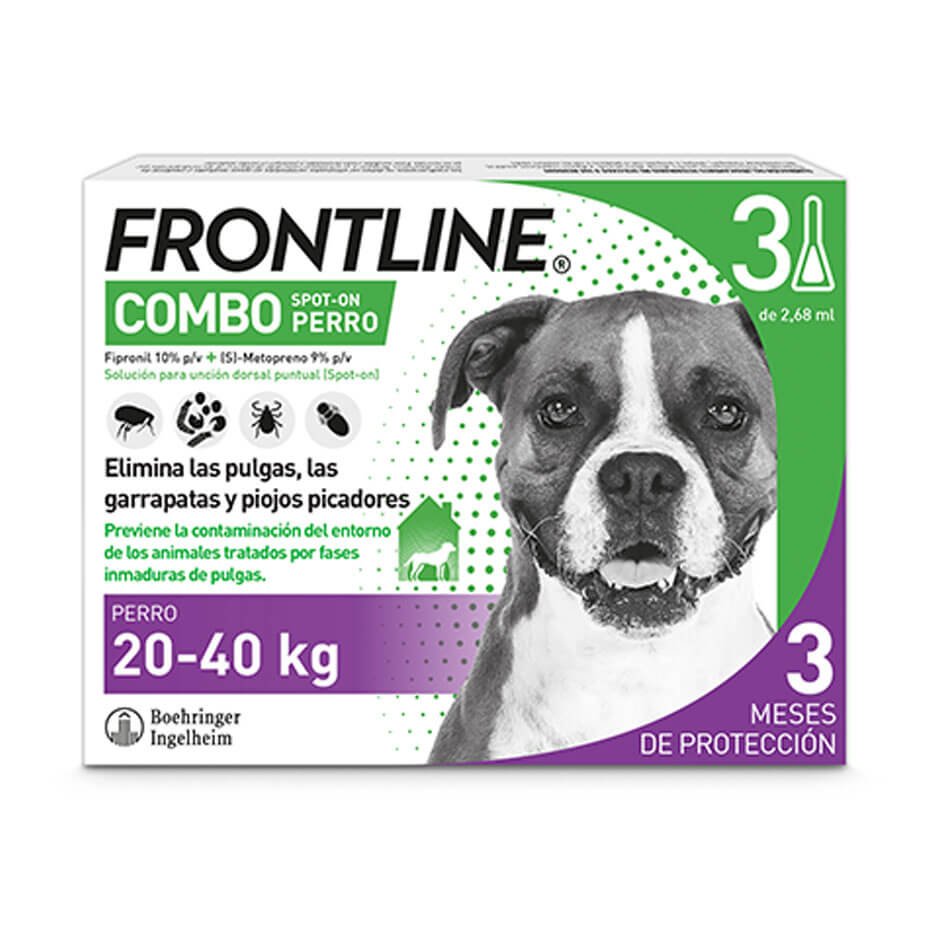 Frontline Combo Perros 20-40 kg Antiparasitario Pipetas