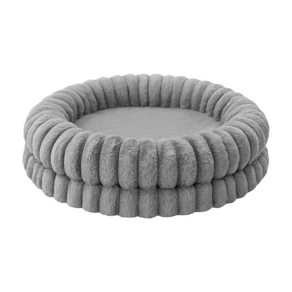Cama Muffin para perros y gatos con bordes acolchados