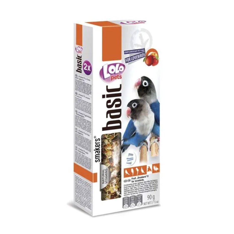 Barritas de Fruta LOLO para Agapornis 90g Snack Natural