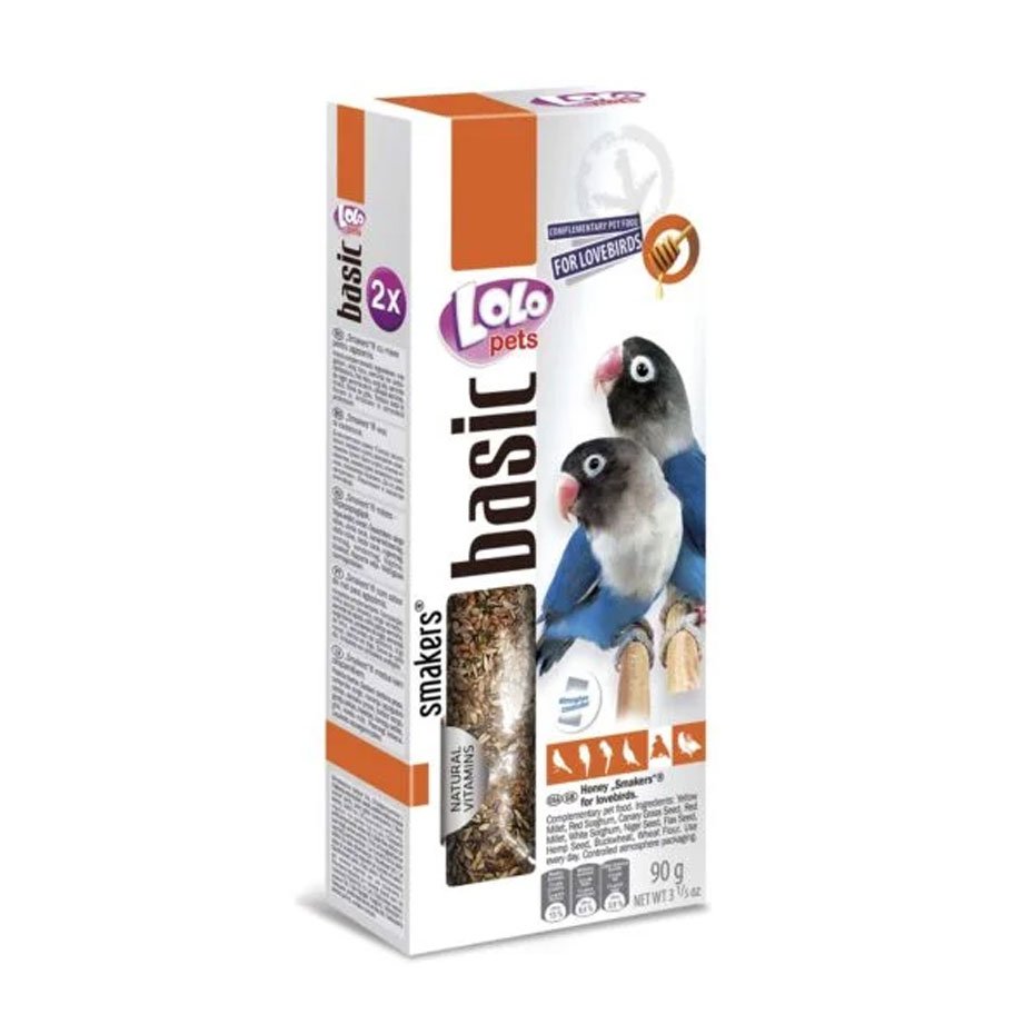 Barritas de Miel LOLO para Agapornis 90g Snack Natural