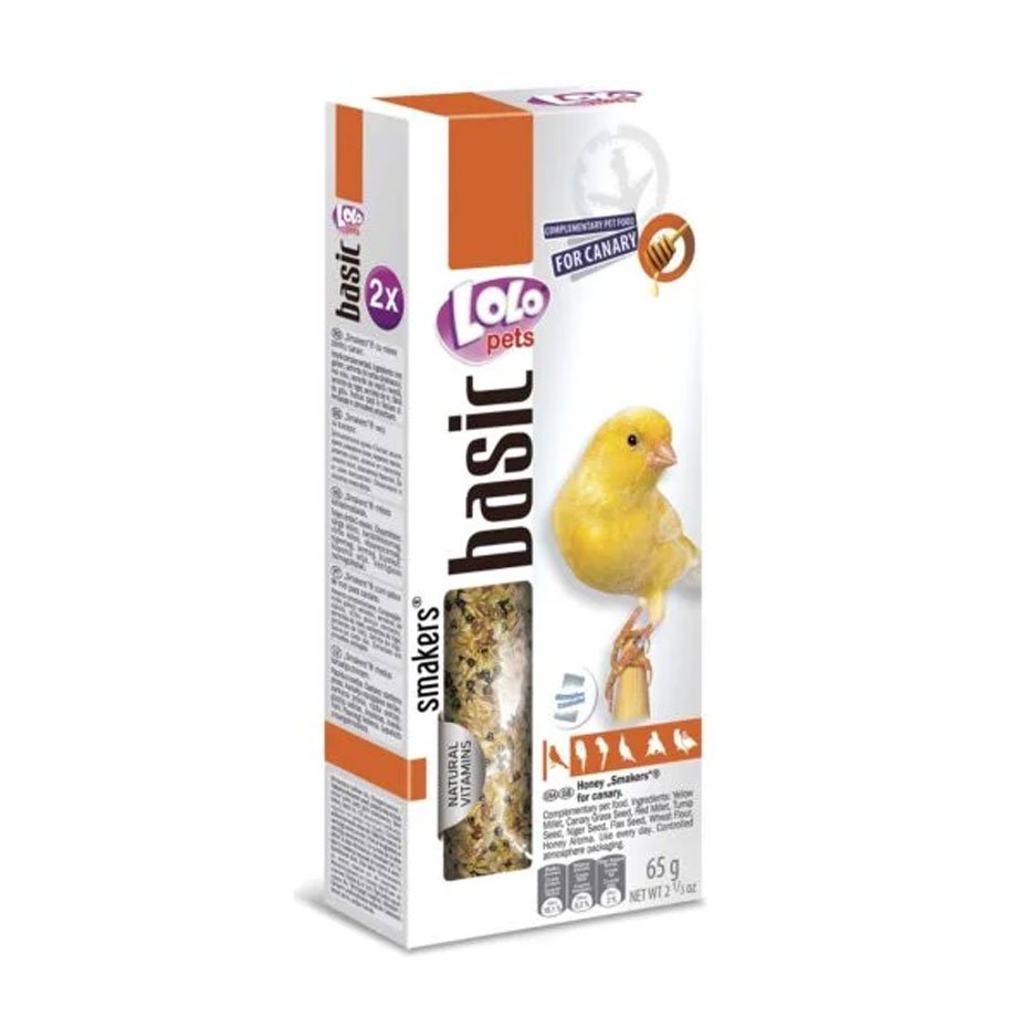 Barritas de Miel LOLO para Canarios 60g Snack Natural Energético
