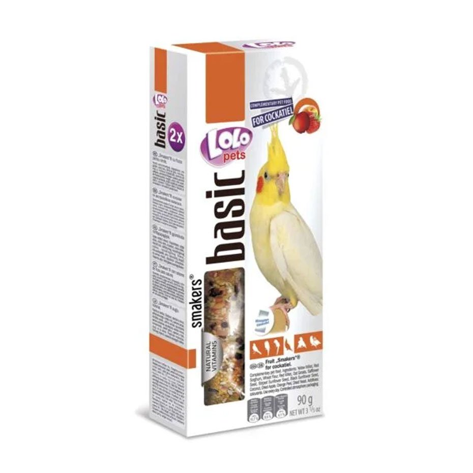Barritas de Fruta LOLO para Ninfas 90g Snack Natural