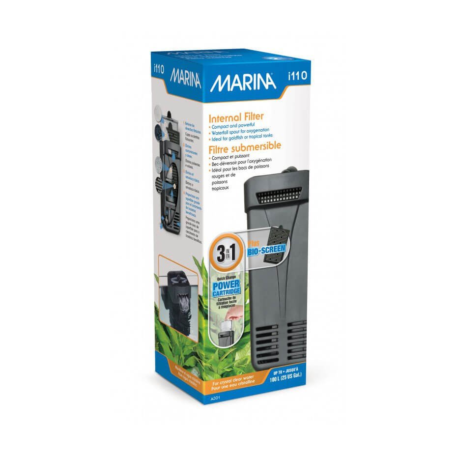 Filtro Interno Marina i110 para Acuario hasta 100L