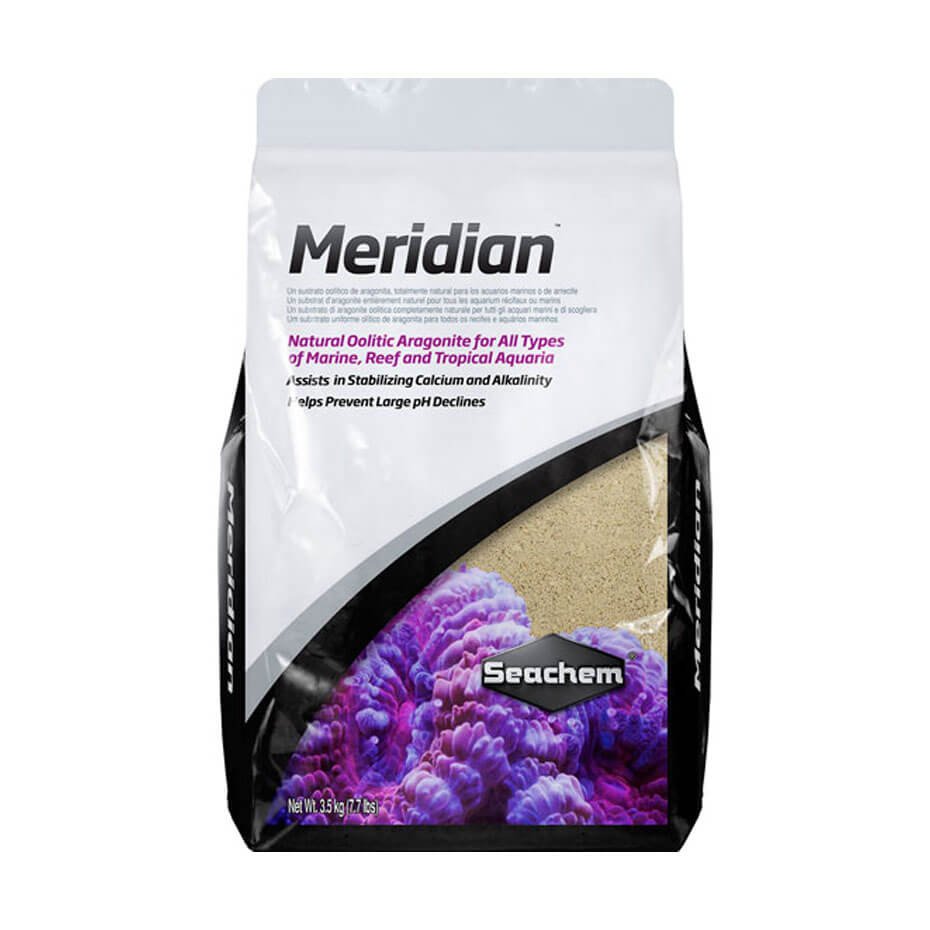 Seachem Meridian Sustrato Aragonito Natural para Acuarios Marinos y de Arrecife 3.5 kg