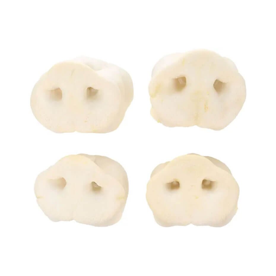 Morro de cerdo blanco natural para perros