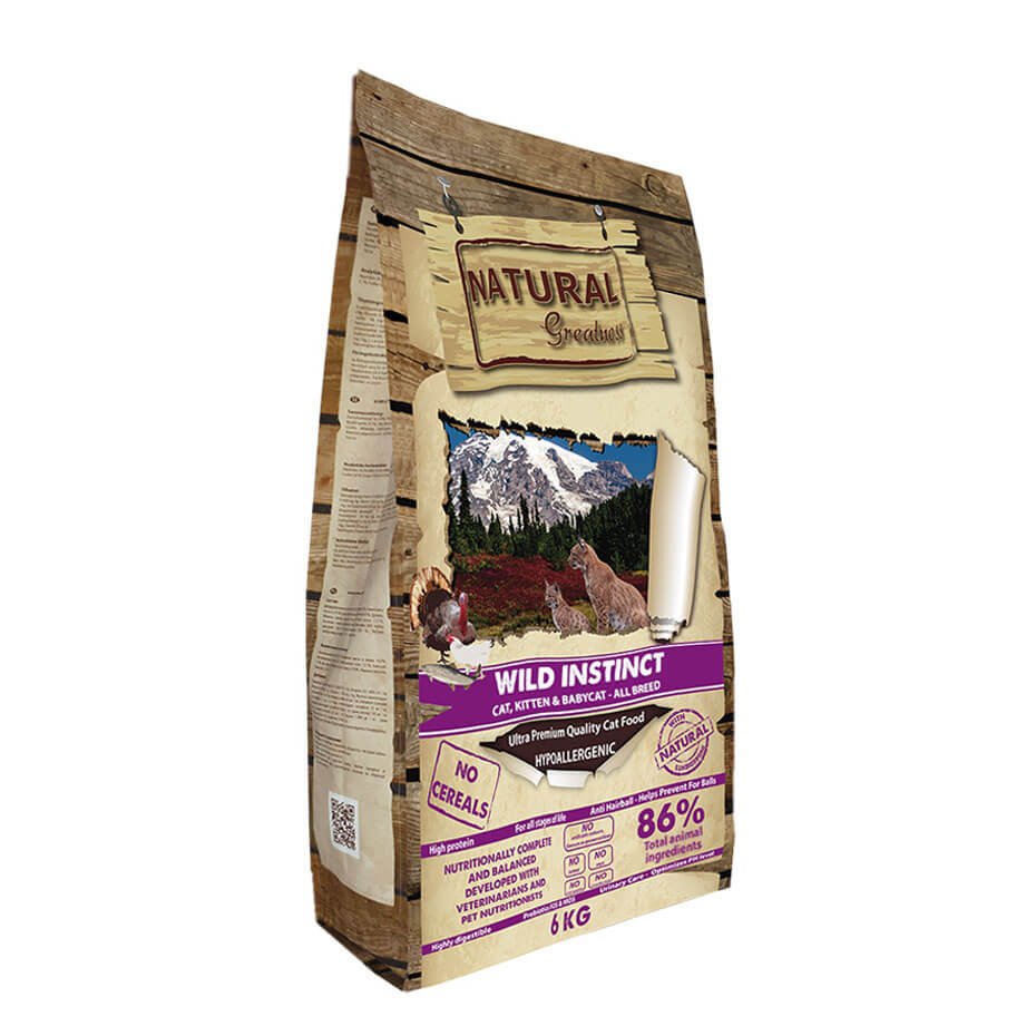 Natural Greatness Wild Instinct Pienso Natural para Gatos