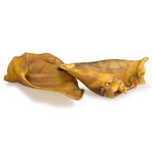 Oreja de cerdo XL deshidratada para perros – snack natural dental