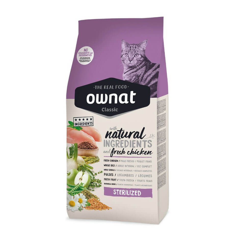 Ownat Classic Sterilized Pienso Natural para Gatos Esterilizados