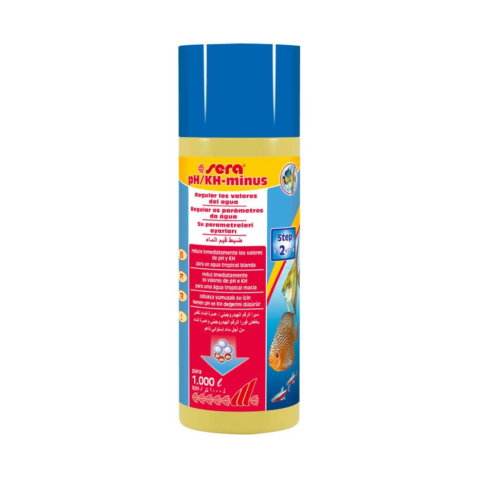 Sera pH/KH Minus 100ml acondicionador para reducir pH y KH en acuarios