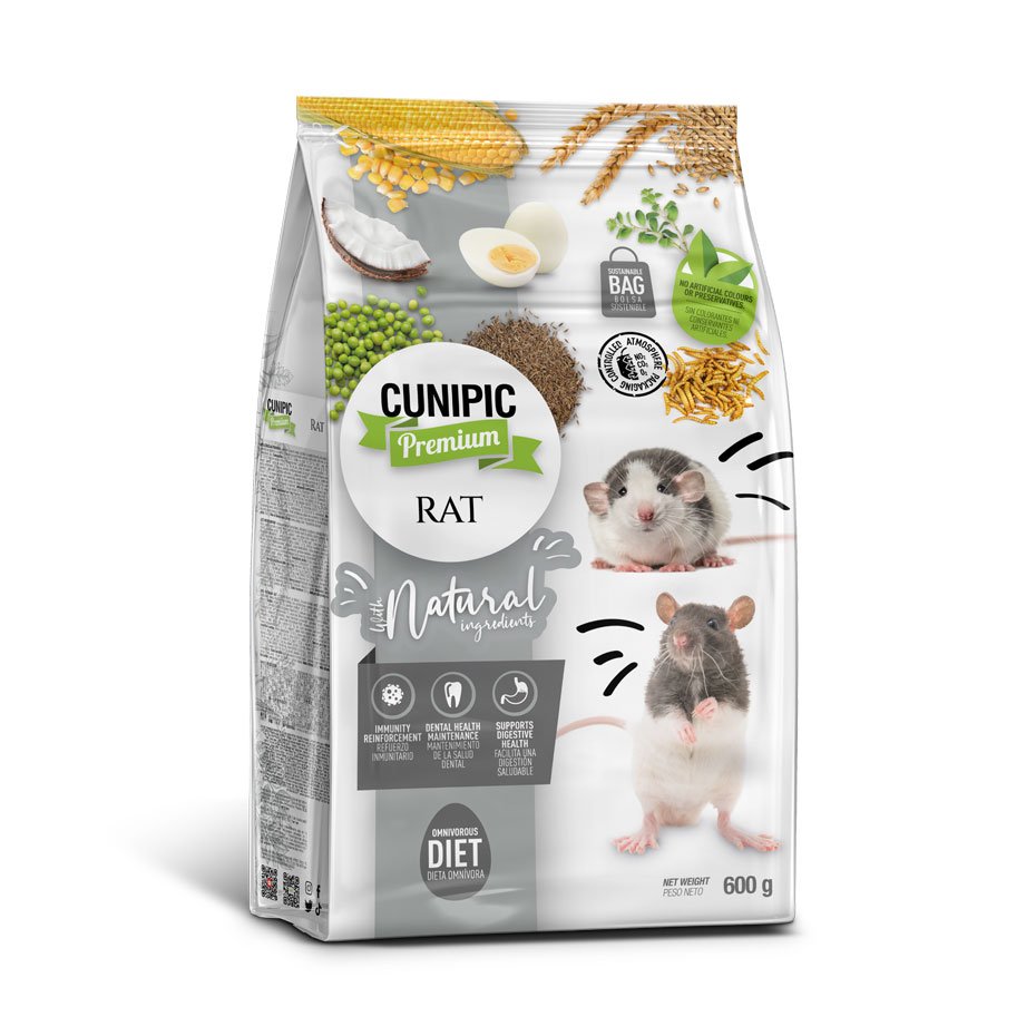 Alimento Premium para Rata Cunipic – Pienso Natural Completo con Proteína y Huevo