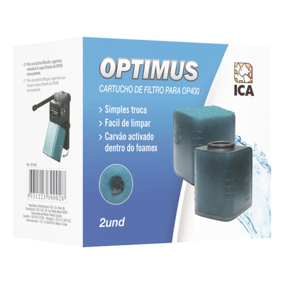Recambio FOAMEX + Carbón para Filtro OPTIMUS 400 L/h – Filtración Completa