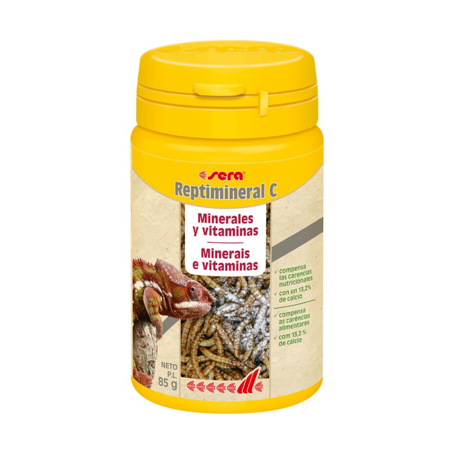 Sera Reptimineral C 100ml suplemento de vitaminas y minerales para reptiles carnívoros