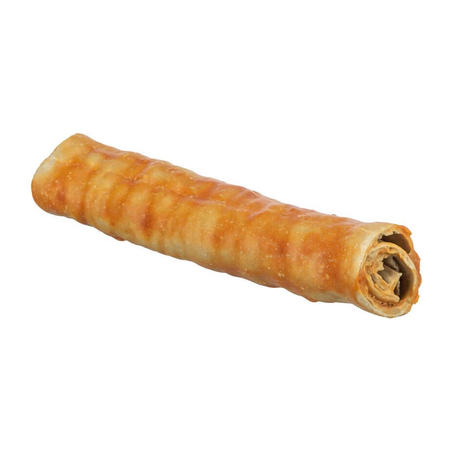 Rollitos de pollo 12 cm para perros – snack natural masticable