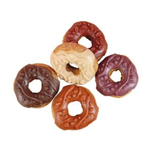Rosquilla de pollo sabores surtidos para perros snack individual