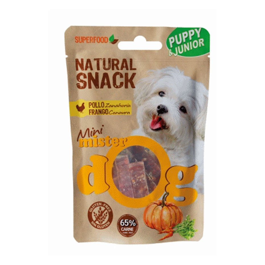 Snack Pollo y Zanahoria para Perros
