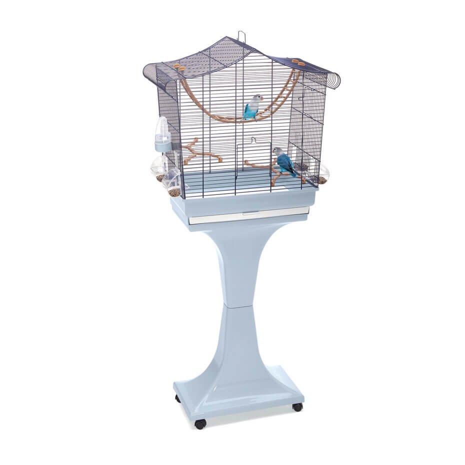Jaula para Pájaros Sofia IMAC Azul con Soporte