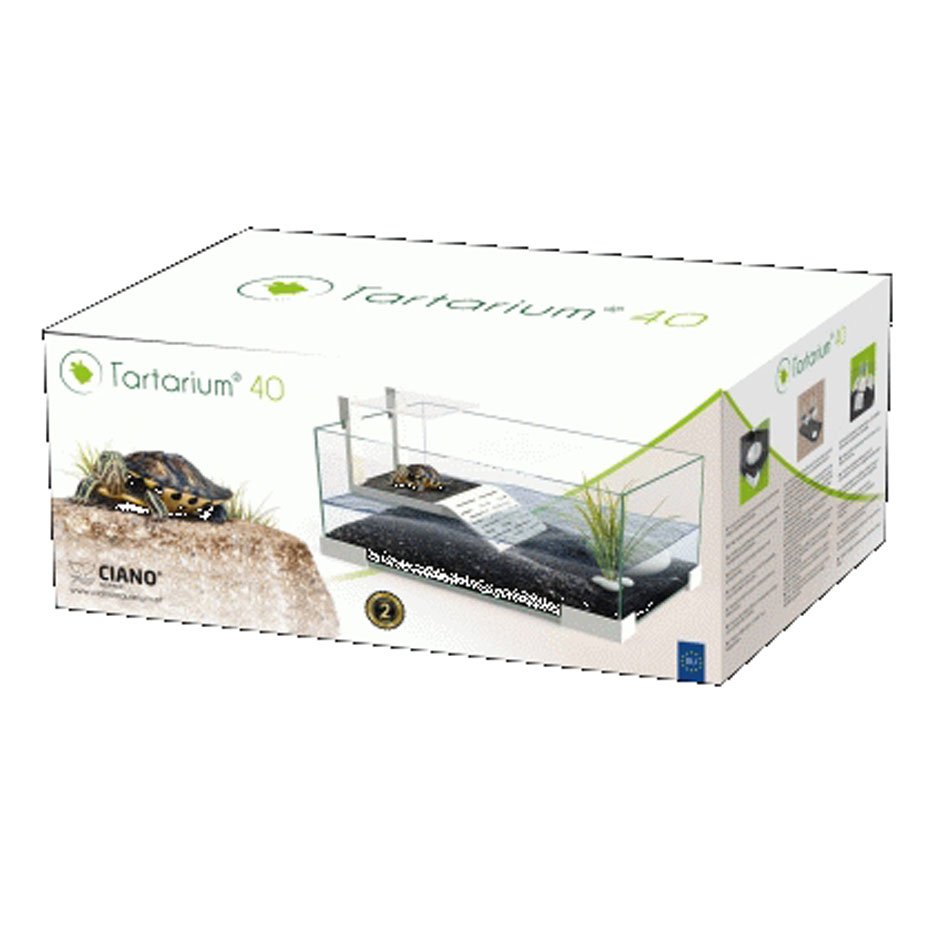 Tortuguera 40 PLUS para Tortugas 40x20x19 cm con Rampa