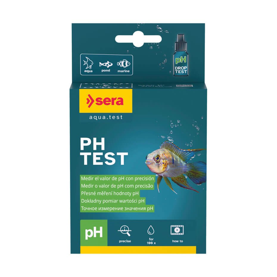 Sera pH Test kit de medición precisa del pH para acuarios y estanques