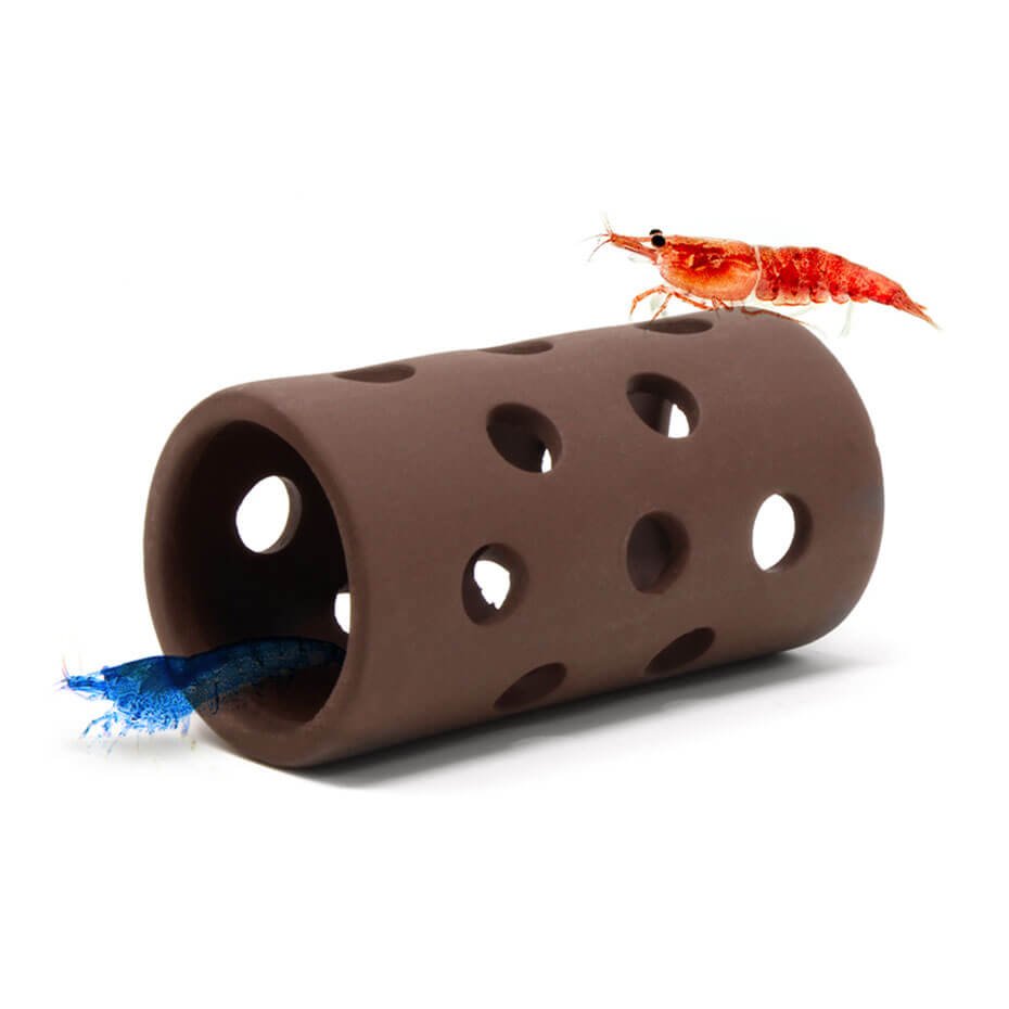 Aquavitro Tubo Cerámico para Gambas Refugio Acuario Crustáceos Agua Dulce y Salada