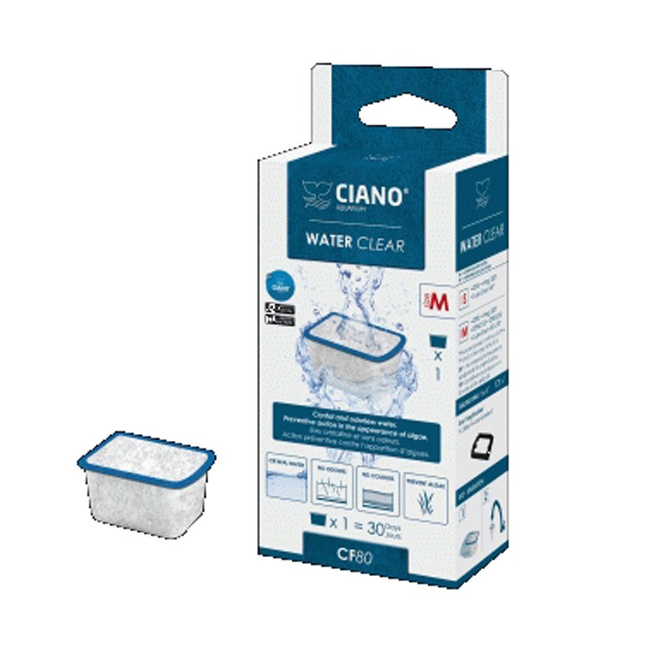 Cartucho Water Clear M CF80 para Acuarios – 1 unidad