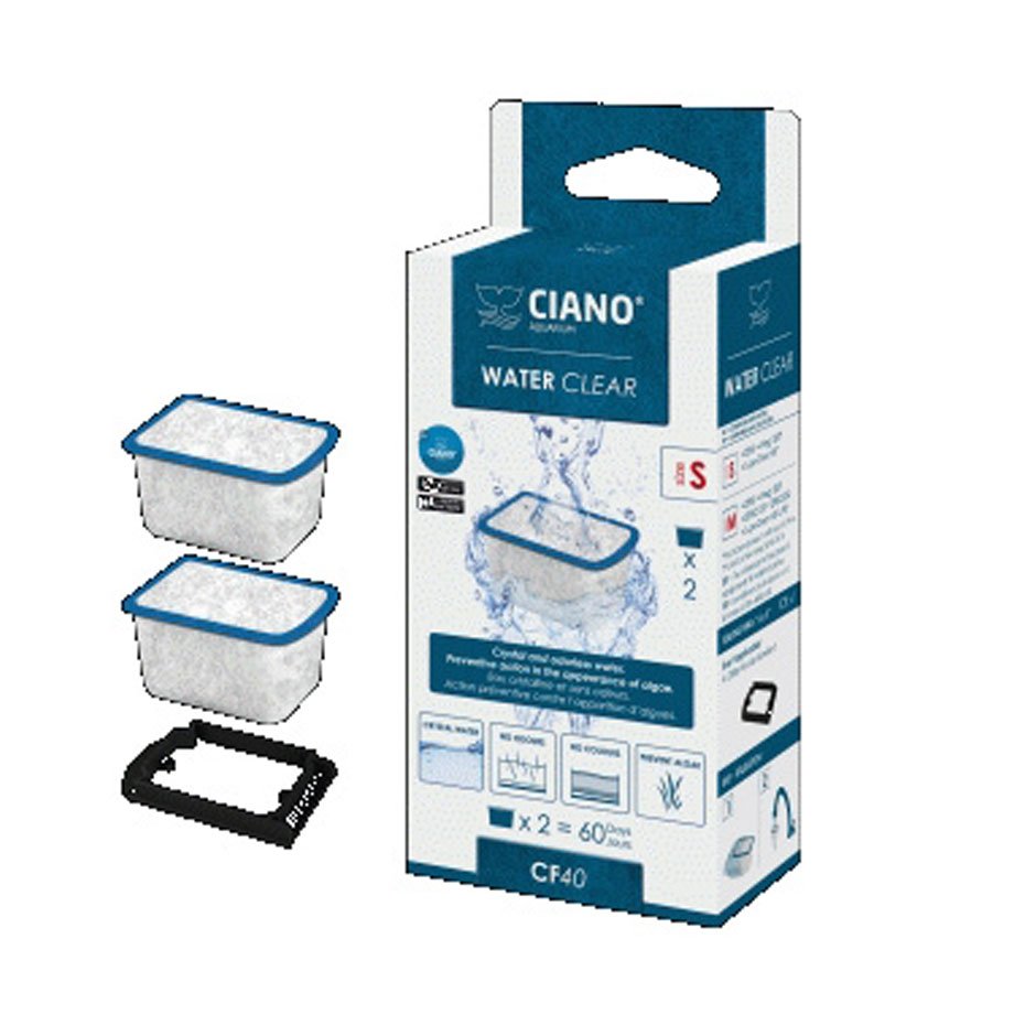 Cartucho Water Clear S CF40 para Acuarios – Pack 2 unidades